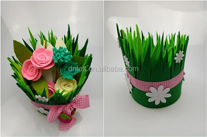 
Felt Flower Hair Band Felt Decoration Home and Festival Felt Flower Garland 