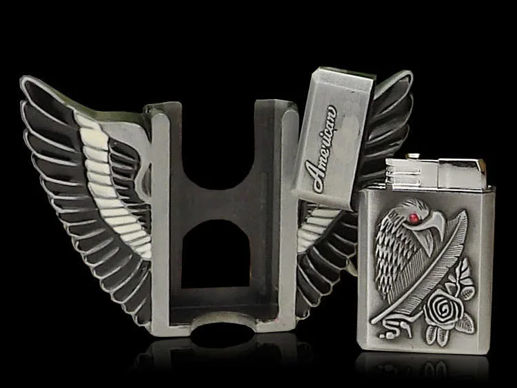 40mm old silver color 3D eagle shape western alloy belt buckle 40mm,custom fire lighter western name plate belt buckle