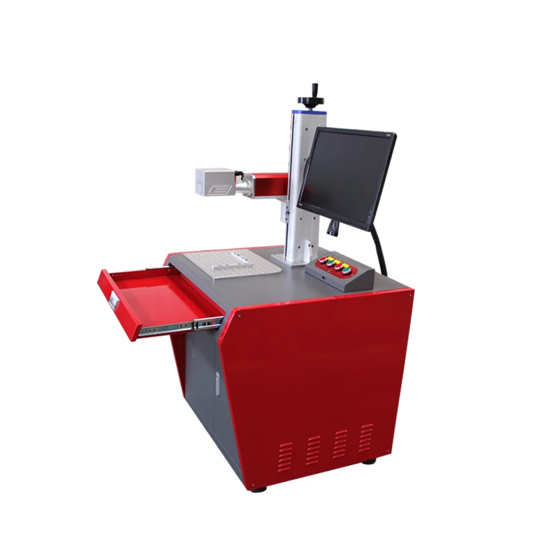 Professional 30 watt mopa fiber color laser marking machine plastic sign engraving machine food packaging date stamp machine