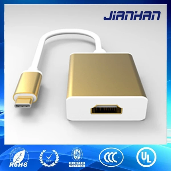 Высокоскоростной позолоченные hdmi женский тип c кабель