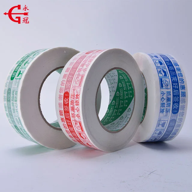 Wholesale Self Adhesive Sealing Tape Logo Printed Colorful BOPP Packing Tape