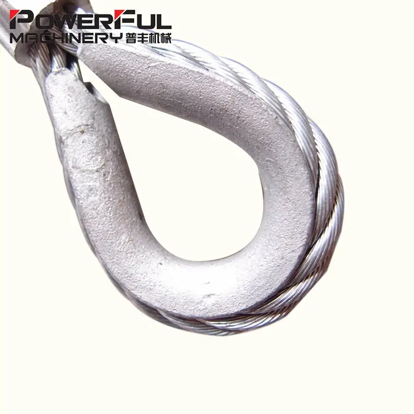 High Quality Rigging Standard Galvanized BS464 Heavy Duty Wire Rope Cable Carbon Steel Ordinary Thimble