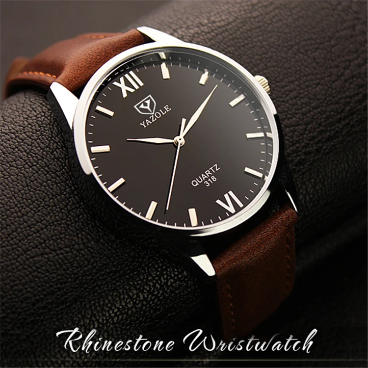 YAZOLE 318 Wrist Watch Men Brand Luxury Famous Wristwatch Male Clock Quartz Watch Hodinky Quartz watch Relogio Masculino