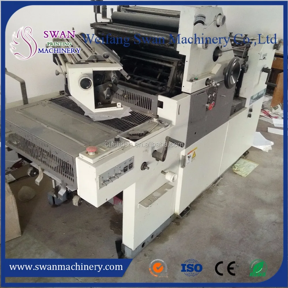 USED Hamada Offset Printer with numbering machine