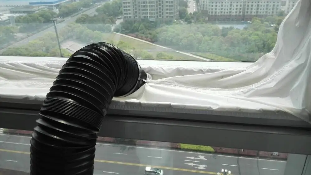 
3m 4m 5.6m Size Window Seal Cloth For Air Conditioner With High Quality Waterproof And Zipper Lock Function 
