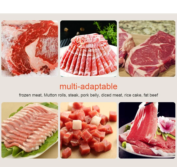 
automatic electric frozen meat slicer machine meat cutting machine cheese slicer machine 