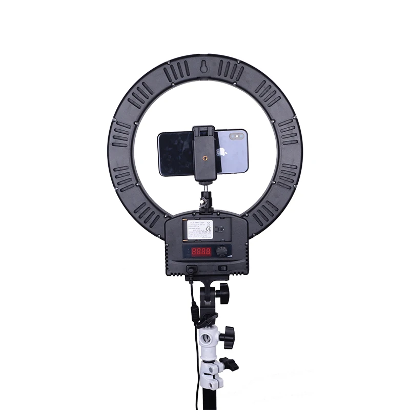 12 inch 240 Dimmable LED Ring Light Photography for Video Broadcast Studio Make Up Falcon Eyes OEM Ring Light