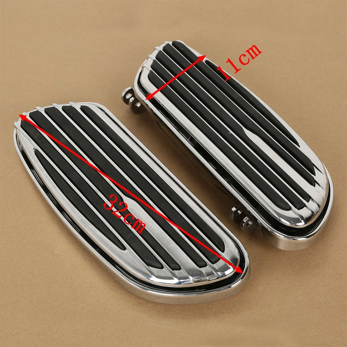 XINMATUO For Harley Floor Boards XF210392-E Rider Floor Boards Fit For Harley Heritage Softail Classic FLSTC Fatboy