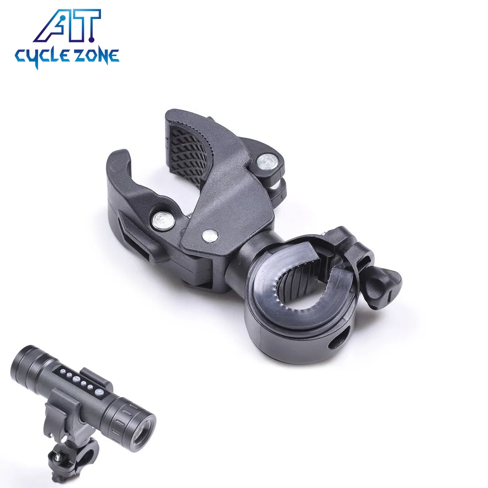 
Wholesale universal bicycle light clip flashlight lamp clip 360 degree rotating flashlight clip equipment bike accessories 