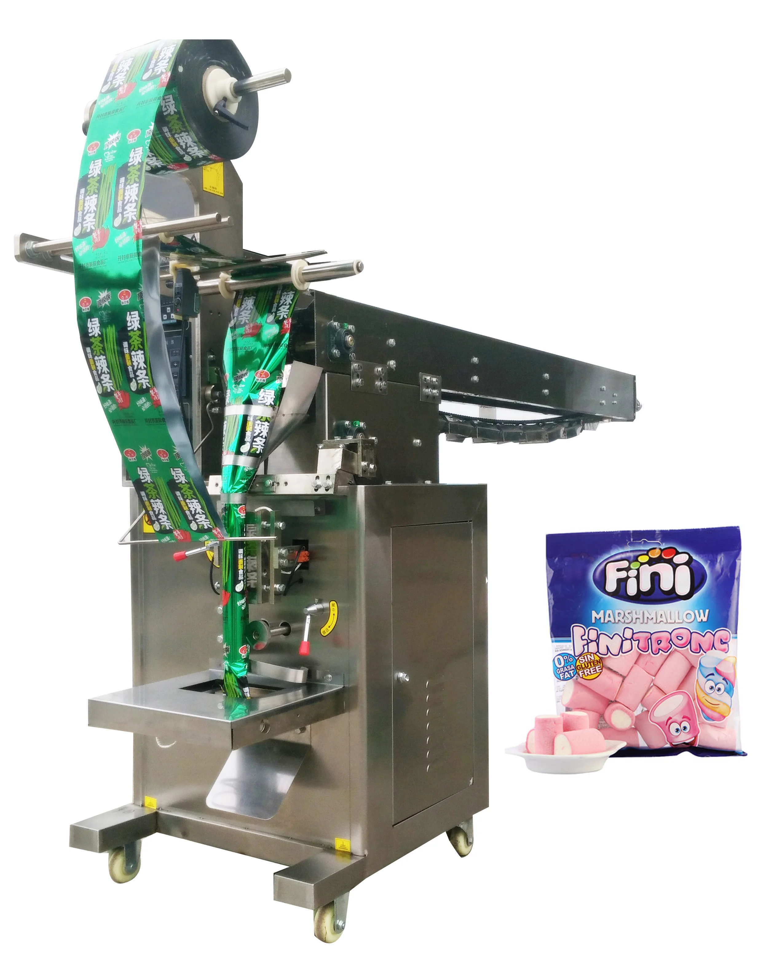 JB-150LD High speed automatic meatball chips fried chips packing machine