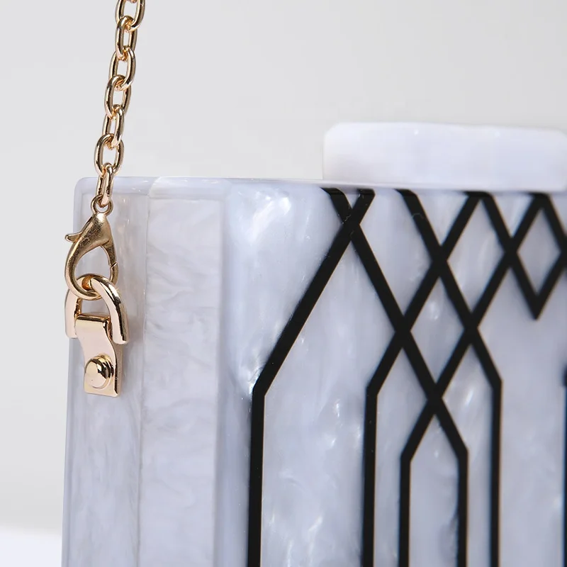 
EB153 factory stock clutch bag metal frame for blue dress 