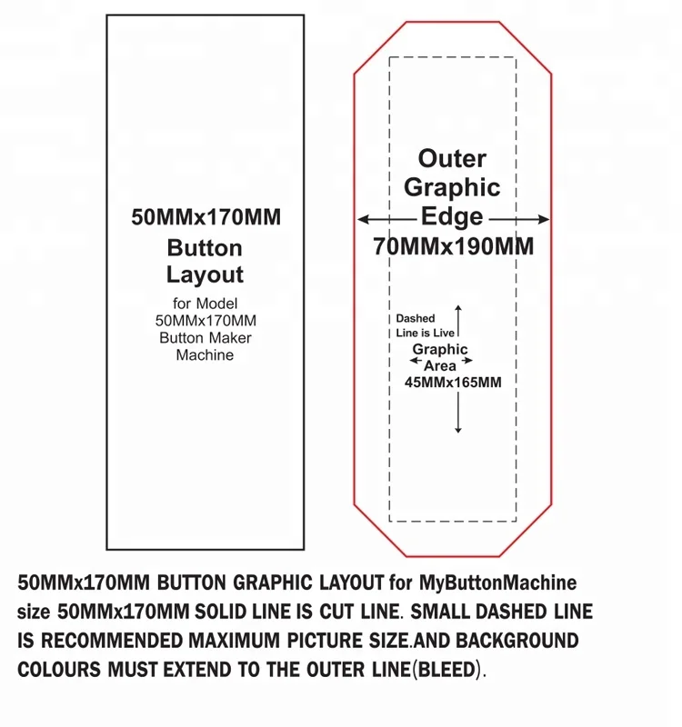 170*50mm rectangle automatic tin fridge magnet making machine mould wholesale manufacturer