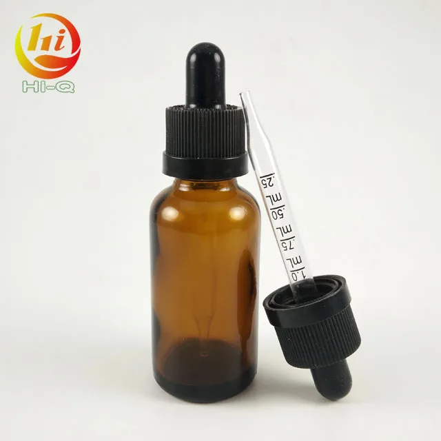 10ml 1 oz  glass pipette bottles cosmetic oil dropper 30ml amber glass bottle with 18mm neck