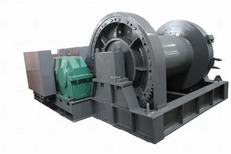 drum hydraulic mooring winch for barge ferry tugger trawl