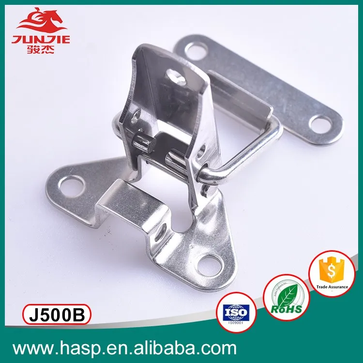 Mini stainless steel quick release hasp fastener truck door toggle latch