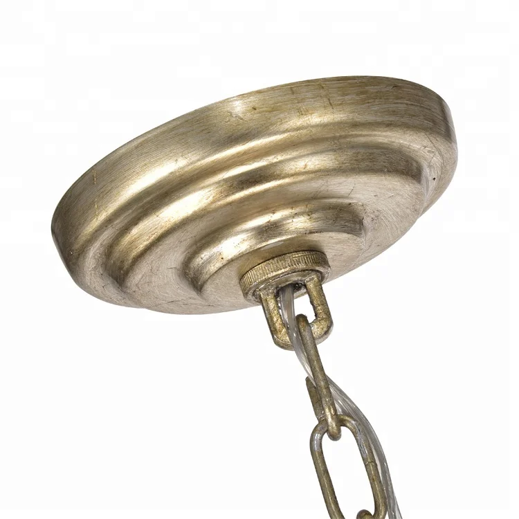 
Luxury Silver Modern chandeliers lighting antique murano glass chandelier iron pendant lamp made in china 