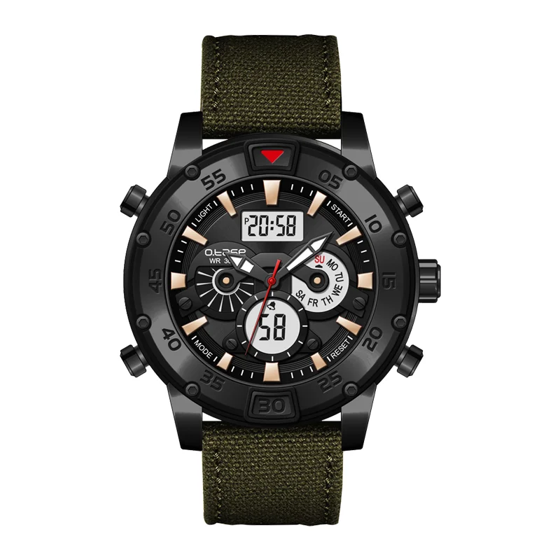 Mens military watch shock tactical watch outdoor navieforce men s military leather watch