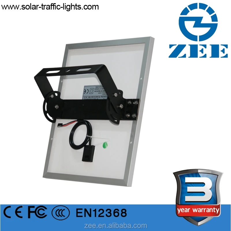 
Flashing 300mm solar traffic light with custom traffic signs 