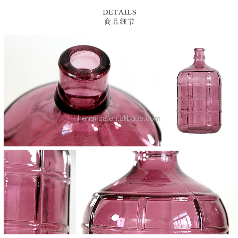 3L 11L 19L 23L 25L narrow mouth Glass Carboy For Beverage Fermentation & Storage Jar Glass Barrel