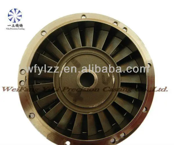 Турбинное колесо и направляющие сопла, используемые для авиационных запчастей Боинга, газовая турбина