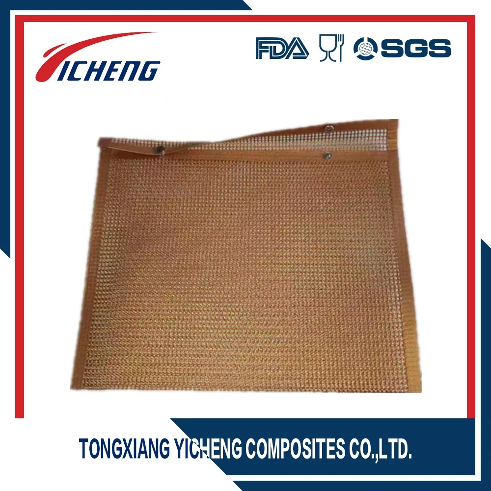 
New!PTFE coated Heat Resistant Non-stick BBQ Mesh Grill Bag 