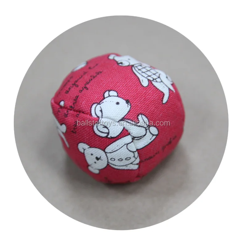 wholesale cloth stuffed sandbags footbag bean bag hacky  Kick Ball sack toy for children