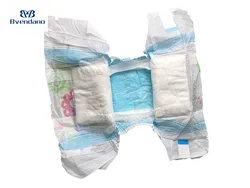 Non Woven Fabric Bamboo Soft Skin Organic Baby Natural Disposable Baby Diapers
