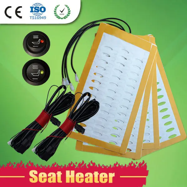 Hot sale manufacturer 12v auto Alloy wire seat warmer heated pads