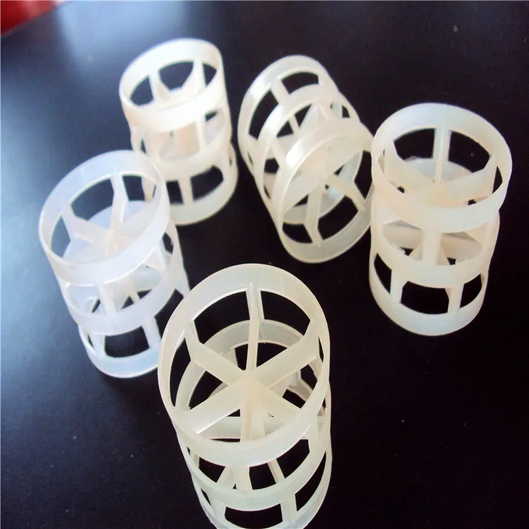 заполнение пластиковые Pall кольцо для очистки воды, пластик случайных упаковки