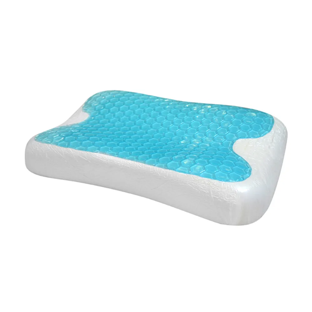 Premium Ventilation Comfort Micro Cool Gel Pad Memory Foam Pillows For Sleeping