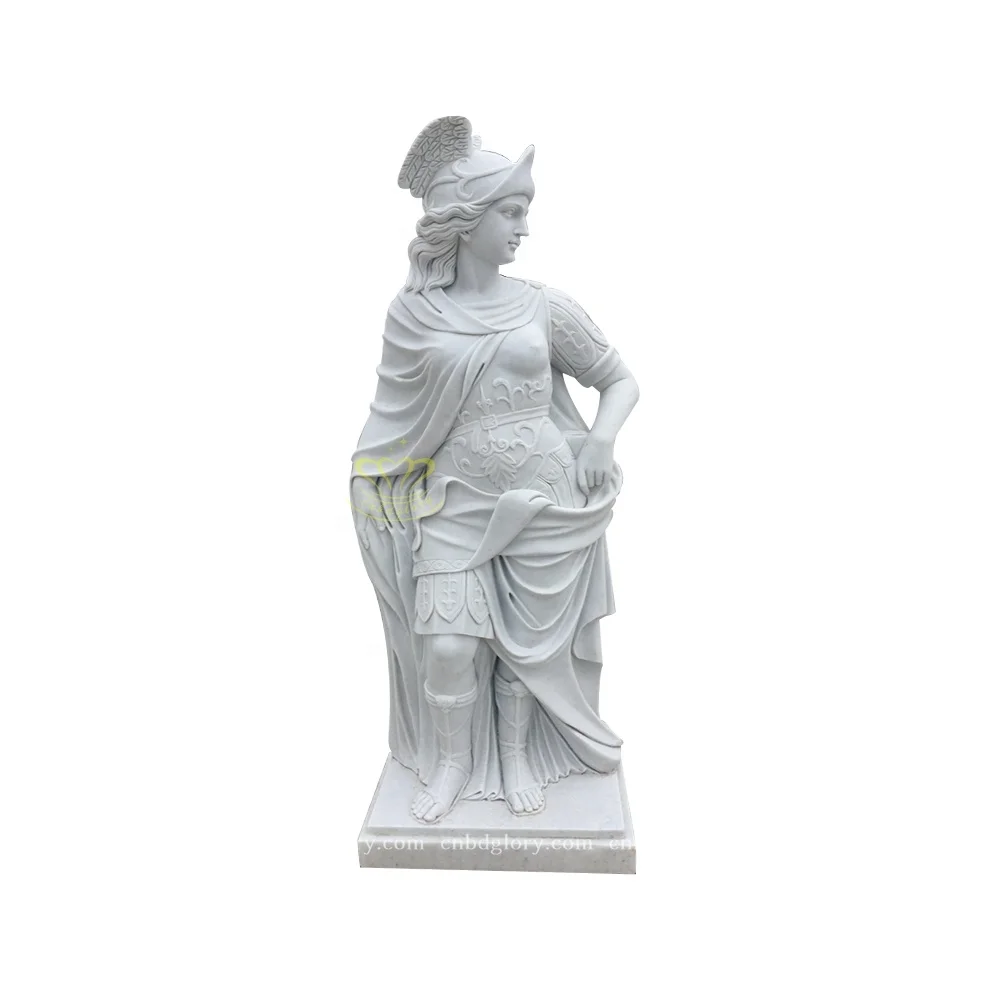 Luxury plaza garden street landscape decoration design Stone art Sculpture Marble four seasons Goddess Statue