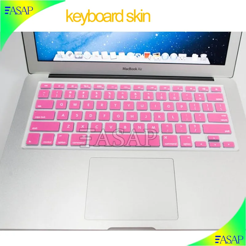 Гибкая и Водонепроницаемый красочные крышку клавиатуры для macbook, для macbook клавиатуры кожи
