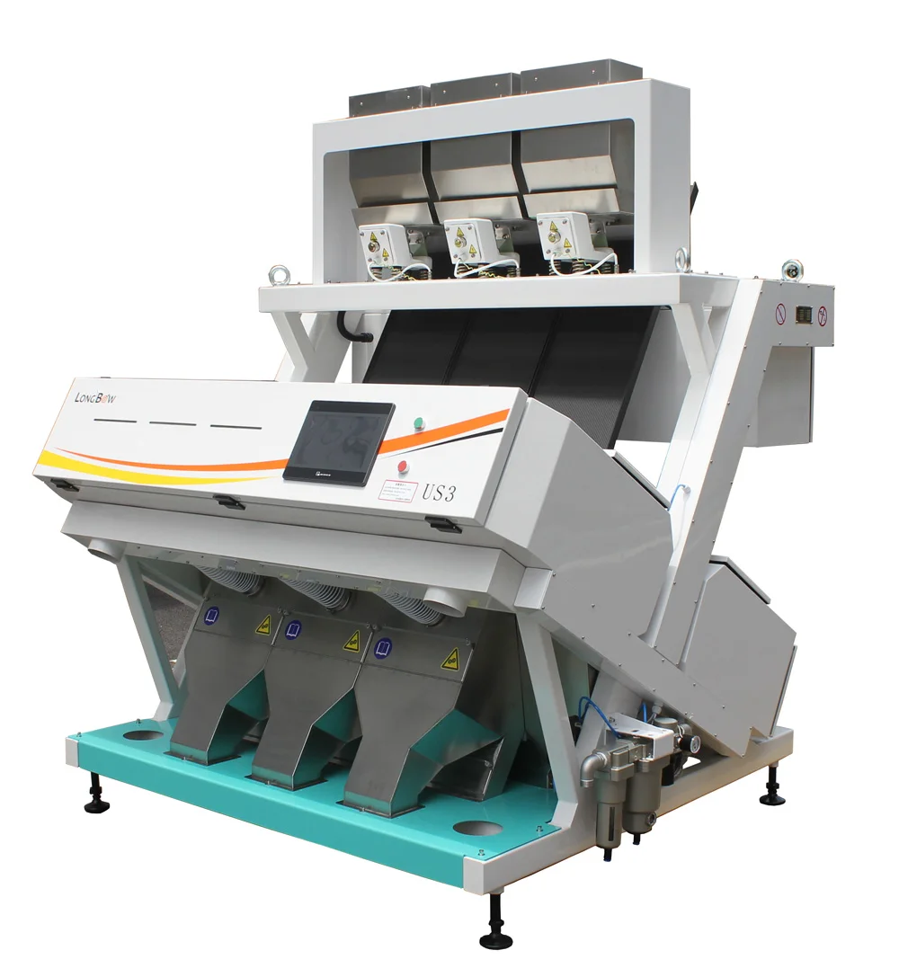 CCS3 plastic sorting machine/ high definition ccd camera color sorter/low consumptionof electronic color sorter