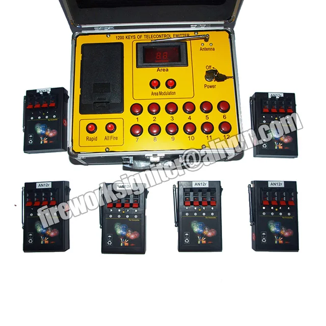 Пульт дистанционного управления 24 сигнала, беспроводная пожарная система фейерверка для свадьбы, сцены