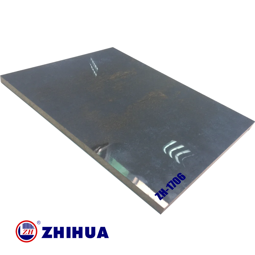 Marble color 18mm UV high glossy MDF board for kitchen cabinet