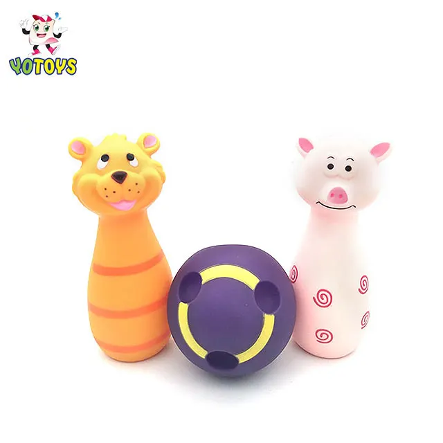  Новинка 2021 игрушки в виде животных из пластика для боулинга игры детей 1