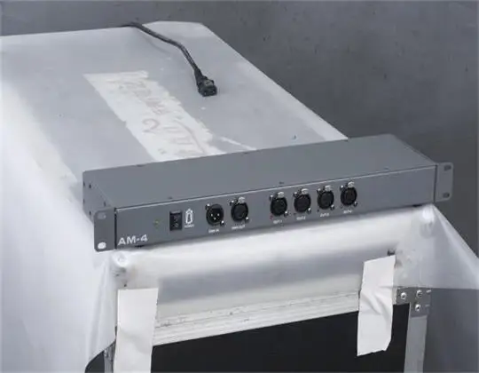 Profession Signal Controller DMX 8CH Splitter DMX512 Light Stage Lights Signal Amplifier 8 Way