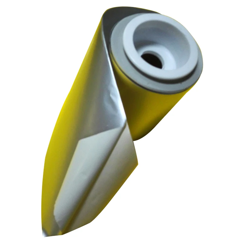 Flexography Self adhesive Glossy Golden Aluminum Foil Paper