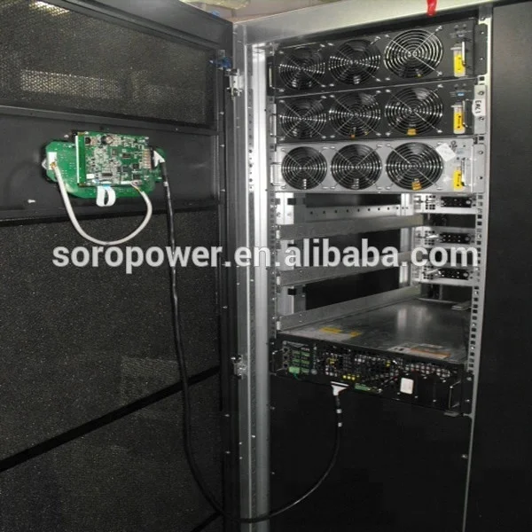Modular UPS 300KVA, online UPS, Efficiency>96%, PF=0.9, Three phase, Hot swap