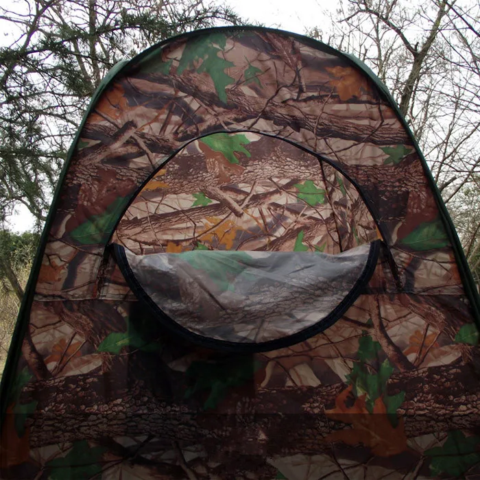 Light weight 1 person camouflage pop up tent for hunting