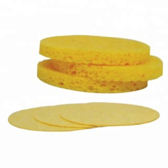 Compressed cellulose facial sponge, Pop up cellulose sponge manufacturer