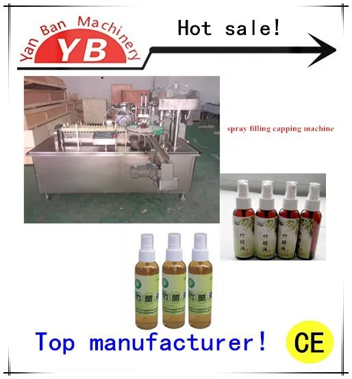 Automatic Screen Cleaning Liquid Spray Filling and Capping Machine-YB-G150D