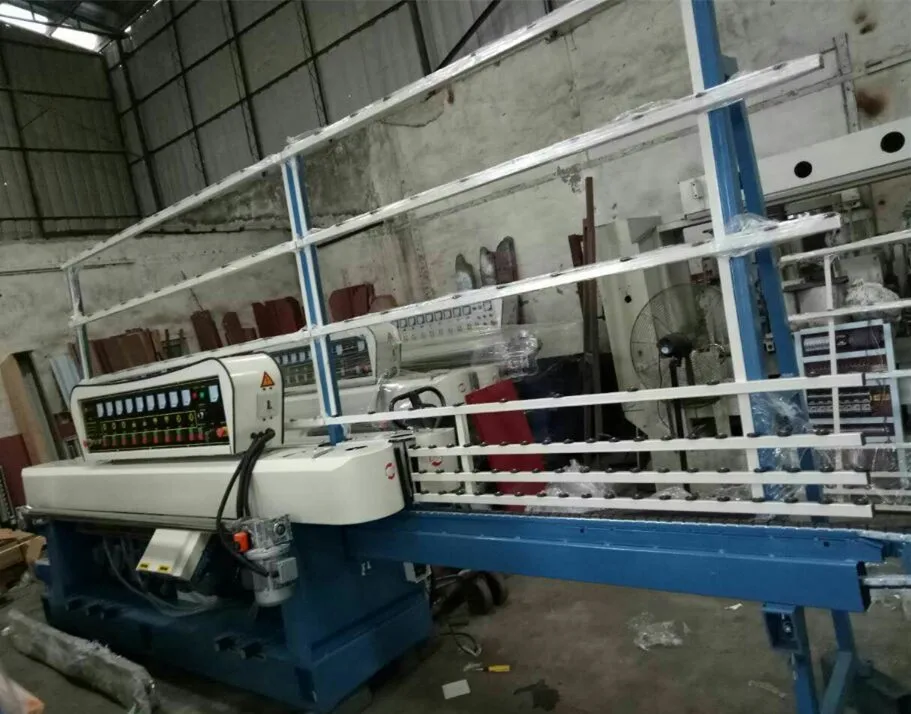vertical straight-line Glass Edging Machine/ Glass Polishing Machine with PLC control
