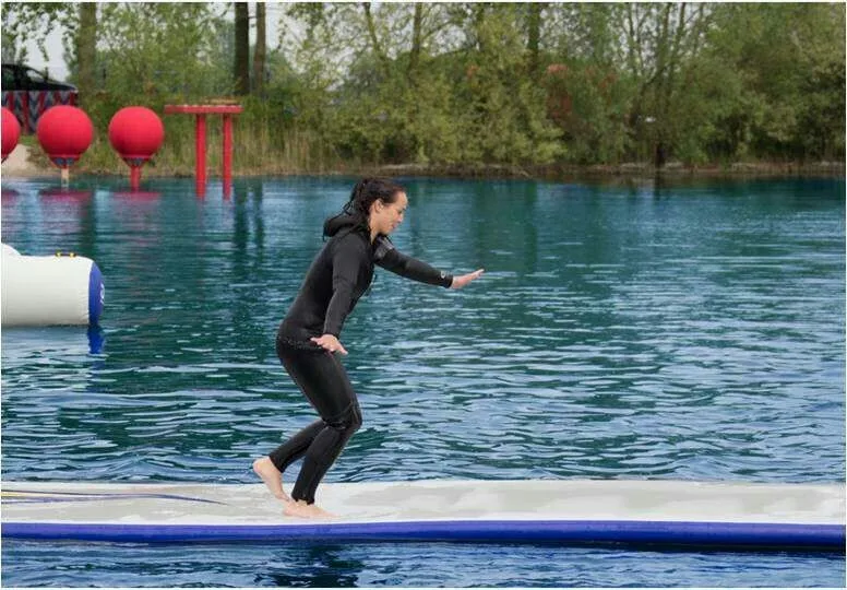 Customized design double wall fabric for leisure water mat like swimming pool