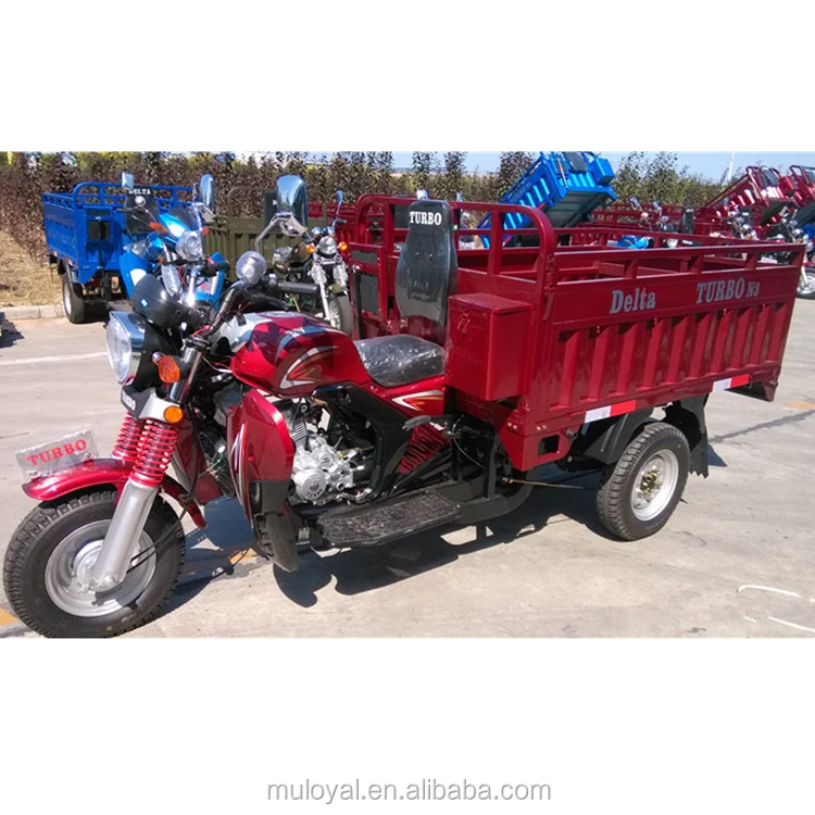 dump semi trailer small dumper open type gasoline cargo tricycle