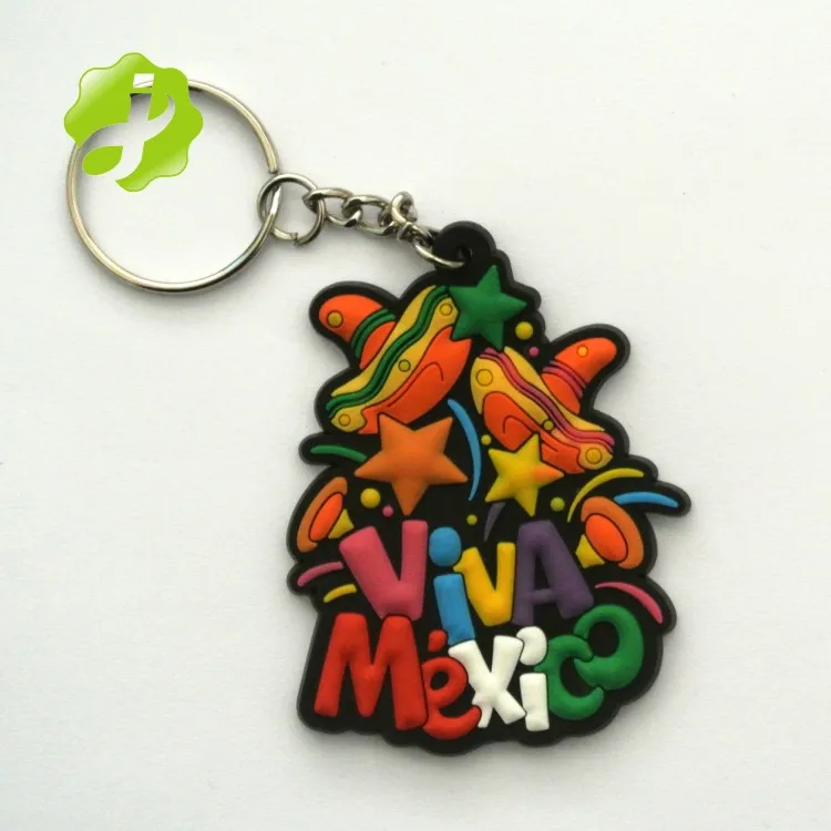 Customized soft pvc rubber key chain
