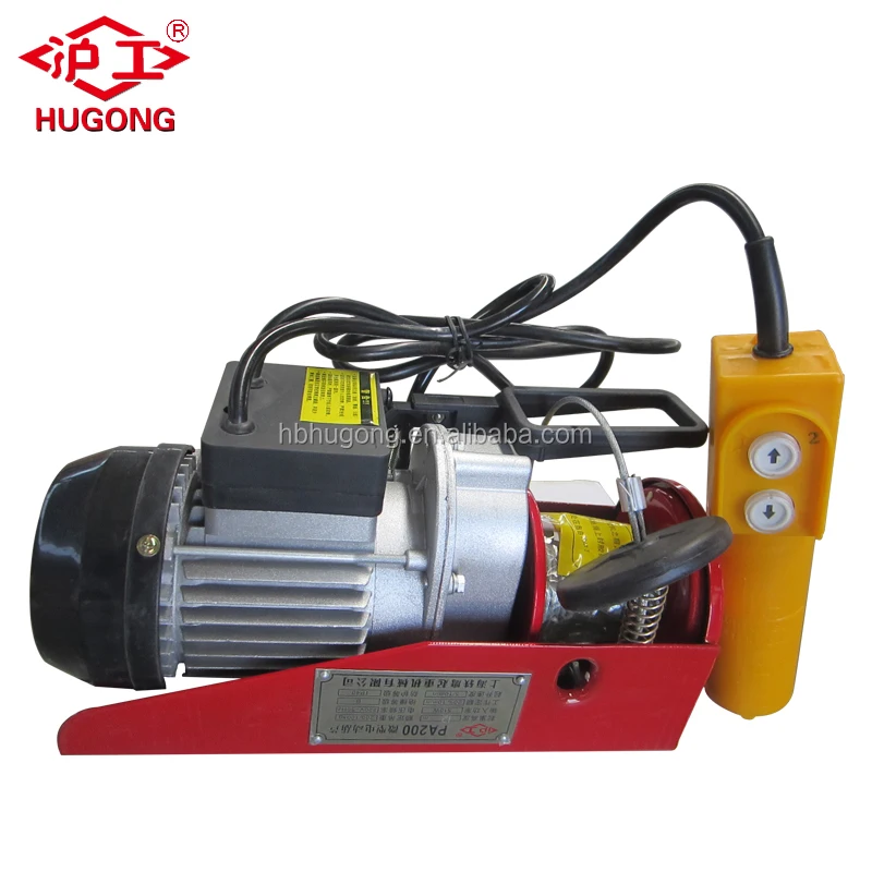 Small lift crane 1000KG mini electric hoist winch