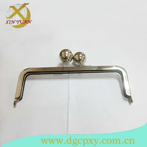 Large Ball 7 inch Metal Bag Frame for Handbags