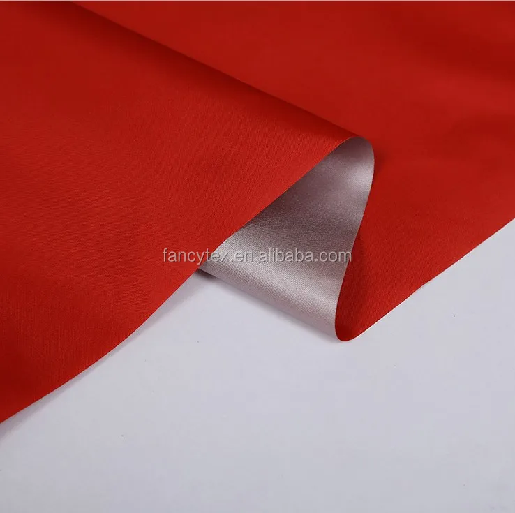 
190T 210T polyester taffeta 170T silver coated car cover fabric taffeta waterproof 