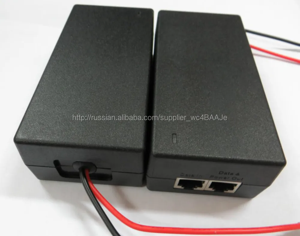 48V 60W DC-DC Gigabit PoE инжектор используется для POE ВЫКЛЮЧАТЕЛЬ